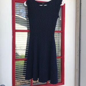 Short royal blue dress!